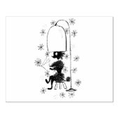 winkelwieg rubberstempel (Afrduk)