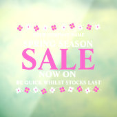 Winkelwinkel voor detailhandel einde seizoen voorj raamsticker (Vel 3)