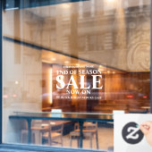 Winkelwinkelwinkel voor detailhandel, wit raamsticker (Cafe Raam)