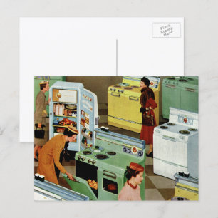 Winkelzaak vintage apparatuur Business Retail Briefkaart
