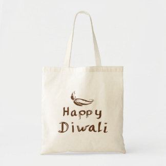 Winkelzak met tekst Happy Diwali Tote Bag