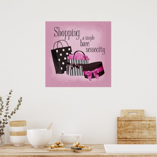 Winkelzakken Poster (Keuken)