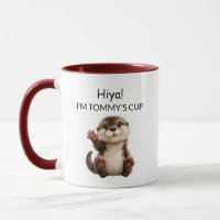 Winkende baby otter