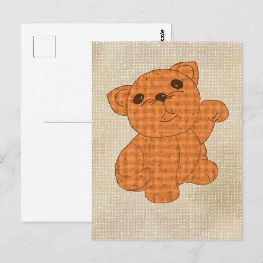 winkende Katze Briefkaart (Voorkant / Achterkant)