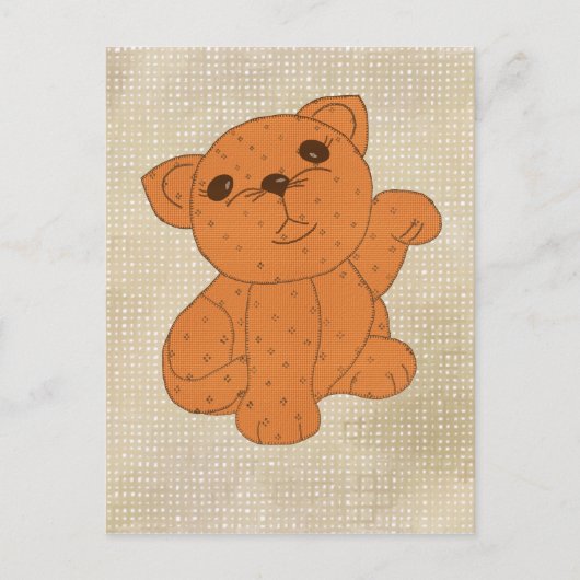 winkende Katze Briefkaart (Voorkant)