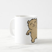 Winkende Schattige Lachende Beer Koffiemok (Voorkant links)