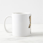 Winkende Schattige Lachende Beer Koffiemok (Links)