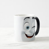 Winking Cartoon Face 3D Magische Mok (Voorkant rechts)
