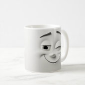 Winking Cartoon Face 3D-Mok Koffiemok (Voorkant rechts)