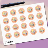 Winking Chick Hatching van Egg Easter Sticker