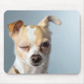 Winking Dog Mousepad Muismat (Voorkant)
