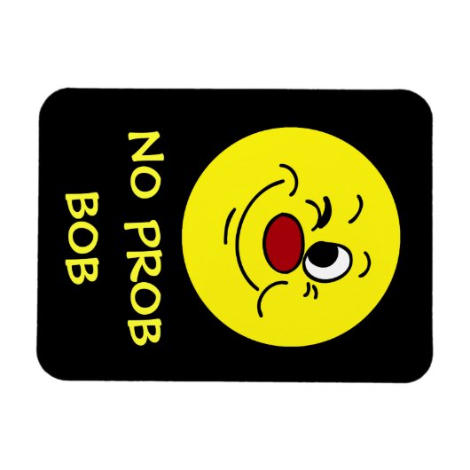 Winking Face Grumpey Magneet (Horizontaal)