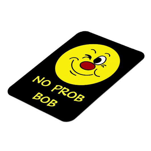 Winking Face Grumpey Magneet (Linkerzijde)