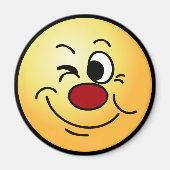 Winking Face Grumpey Magneet (Voorkant)