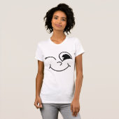Winking face T-shirt (Voorkant volledig)
