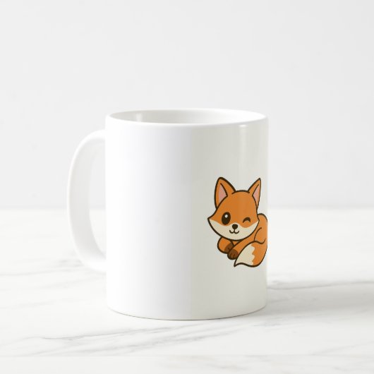 Winking fox mug koffiemok (Voorkant links)