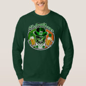 Winking Leprechaun Skull: Shenanigans 2 T-shirt (Voorkant)