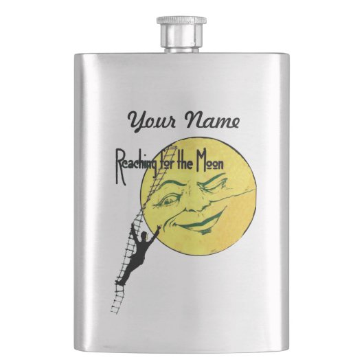  Winking Moon Man Ladder Reach for Moon Flacon (Voorkant)