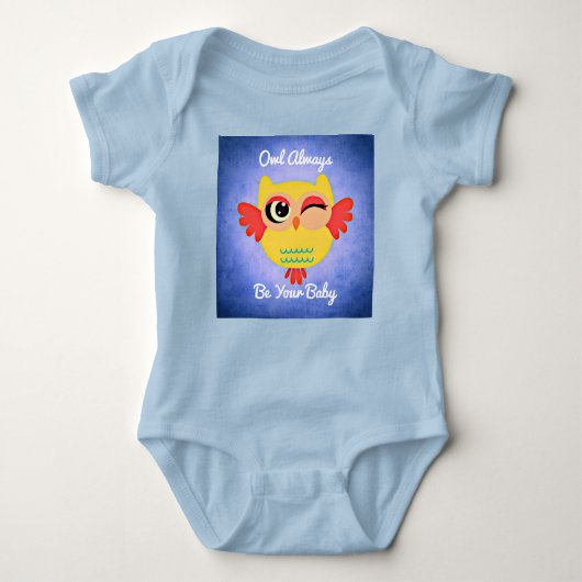 Winking Owl Baby Bodysuit (Voorkant)
