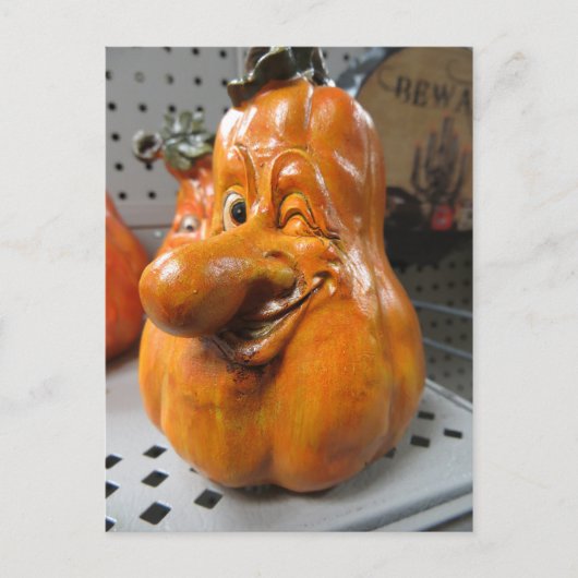 Winking Pumpkin Briefkaart (Voorkant)