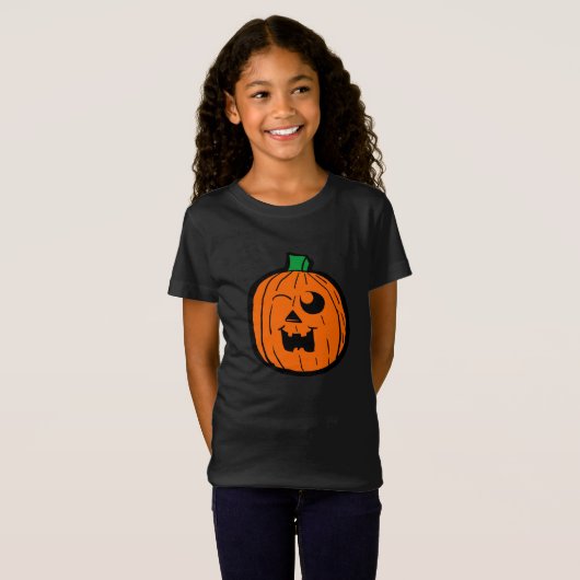Winking Pumpkin T-shirt (Voorkant volledig)