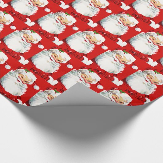 Winking Santa Cadeaupapier (Hoek)