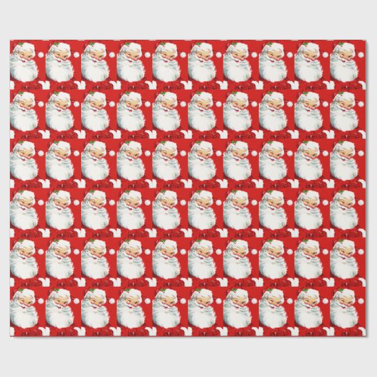 Winking Santa Cadeaupapier (Vlak)