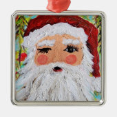 Winking Santa Ornament (Voorkant)