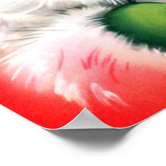 Winking Santa Poster (Hoek)