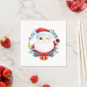 Winking Santa Servet (Insitu)