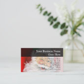 Winking Santa Visitekaartje (Staand voorkant)