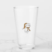 Winking Winter Cat Glas (Voorkant)