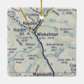 Winkleman AZ  Map Keramisch Ornament (Achterkant)