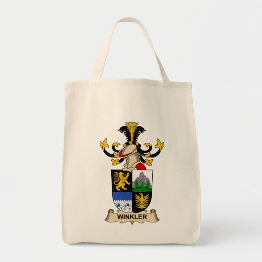 Winkler Family Crest Tote Bag (Voorkant)