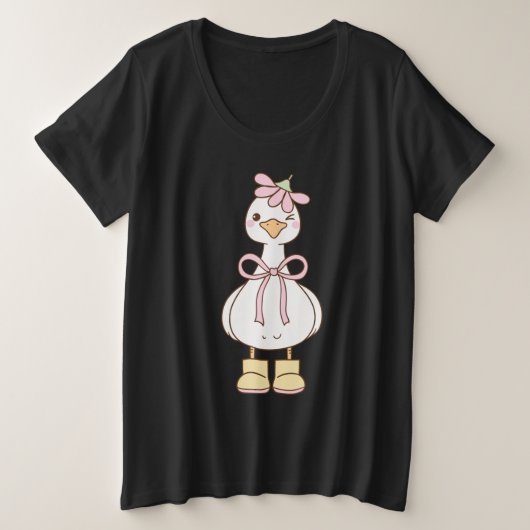Winky Gans Grote Maat T-shirt (Design voorkant)