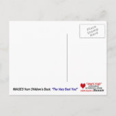 Winnaar Affirmaties Blauwe Turquoise Polka Dots Briefkaart (Achterkant)