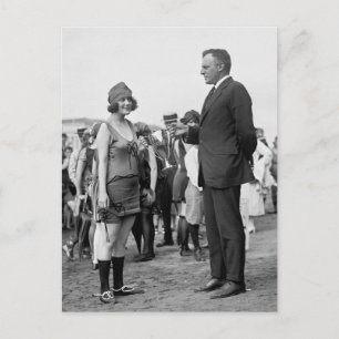 Winnaar bij de Beach, jaren 20 Briefkaart