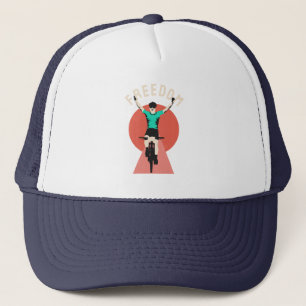 Winnaar Biker Retro Stijl Vrijheid Trucker Pet