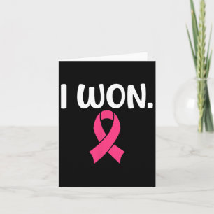 Winnaar Borstkanker Bewustzijnsondersteuning Kaart