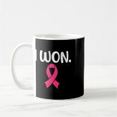 Winnaar Borstkanker Bewustzijnsondersteuning Koffiemok (Links)