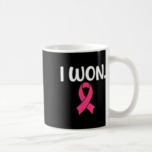 Winnaar Borstkanker Bewustzijnsondersteuning Koffiemok (Rechts)