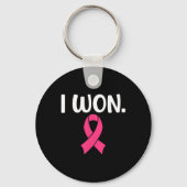 Winnaar Borstkanker Bewustzijnsondersteuning Sleutelhanger (Voorkant)