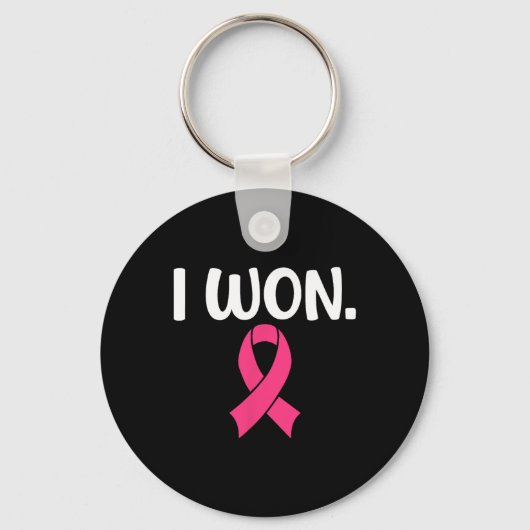 Winnaar Borstkanker Bewustzijnsondersteuning Sleutelhanger (Voorkant)