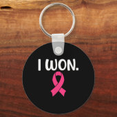 Winnaar Borstkanker Bewustzijnsondersteuning Sleutelhanger (Voorkant)