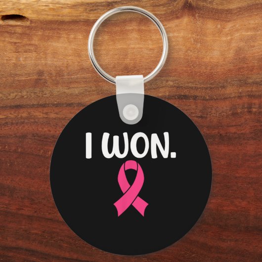 Winnaar Borstkanker Bewustzijnsondersteuning Sleutelhanger (Voorkant)