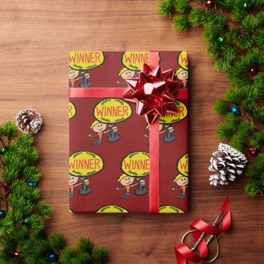 Winnaar Cadeaupapier (Feestdagen Geschenken)