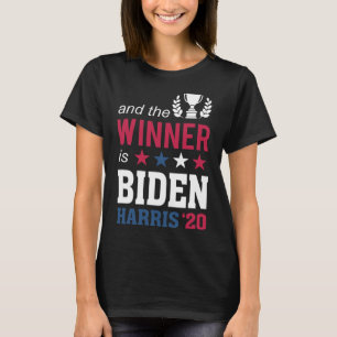 Winnaar Champions President Joe Biden Kamala Harri T-shirt