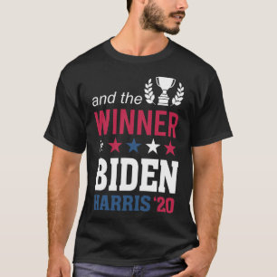 Winnaar Champions President Joe Biden Kamala Harri T-shirt