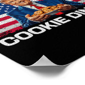 Winnaar Cookie Dinner Funny Trump 2024 47e Poster (Hoek)