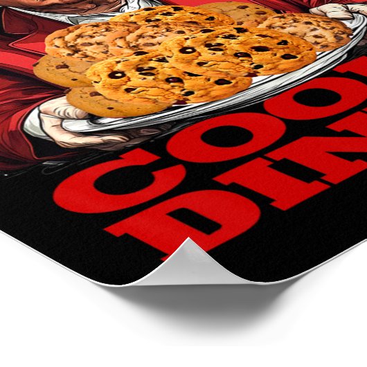 Winnaar Cookie Dinner Funny Trump 2024 47e Poster (Hoek)